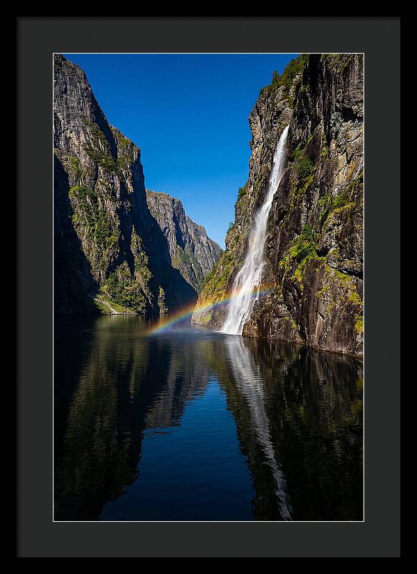 Inside A Narrow Norwegian Fjord