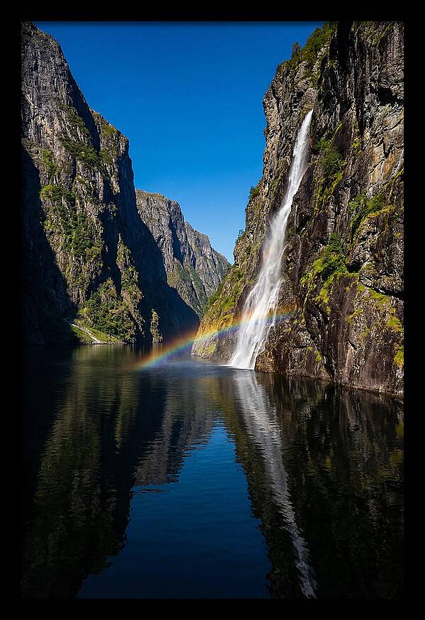 Inside A Narrow Norwegian Fjord