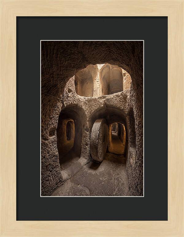 Inside Derinkuyu Underground City