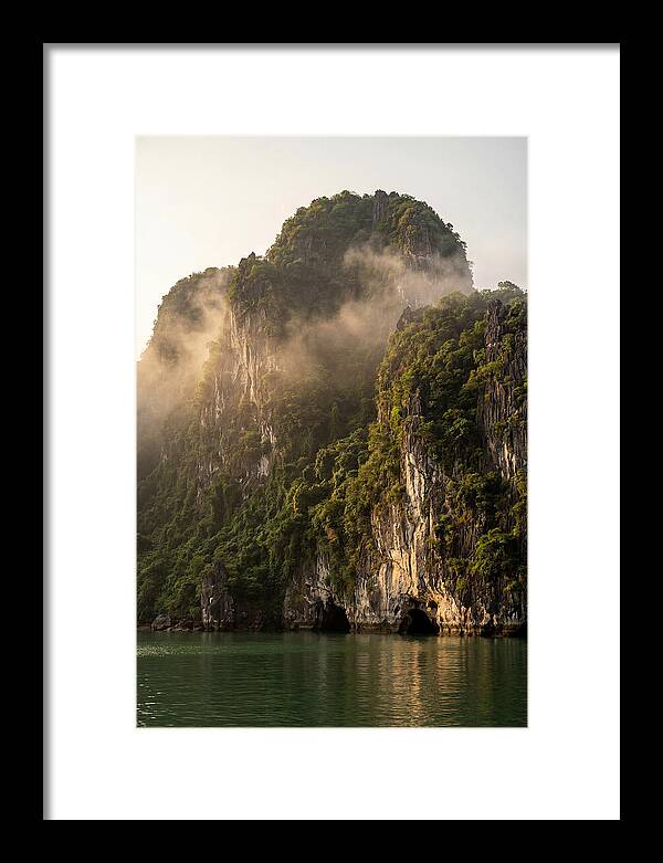Inside Ha Long Bay At Sunrise