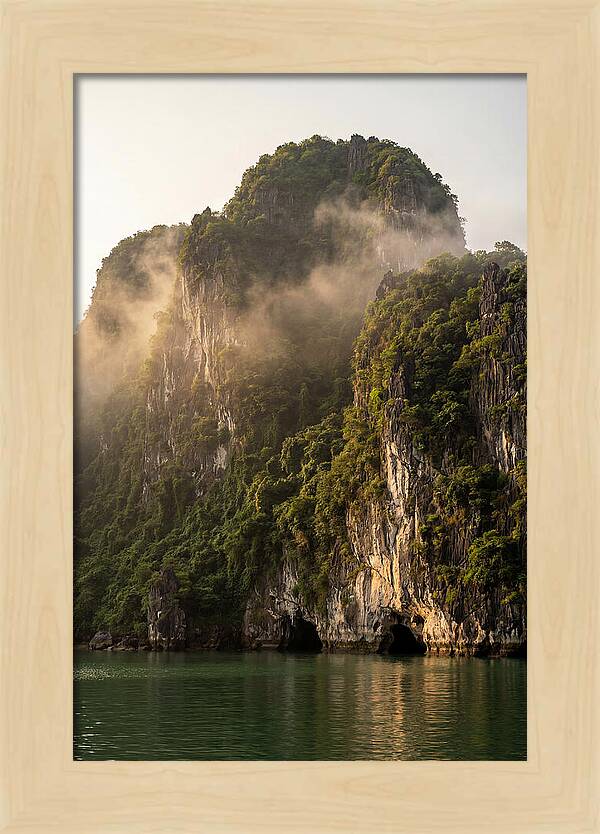 Inside Ha Long Bay At Sunrise