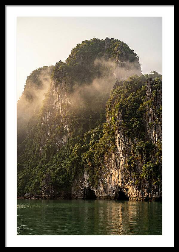Inside Ha Long Bay At Sunrise