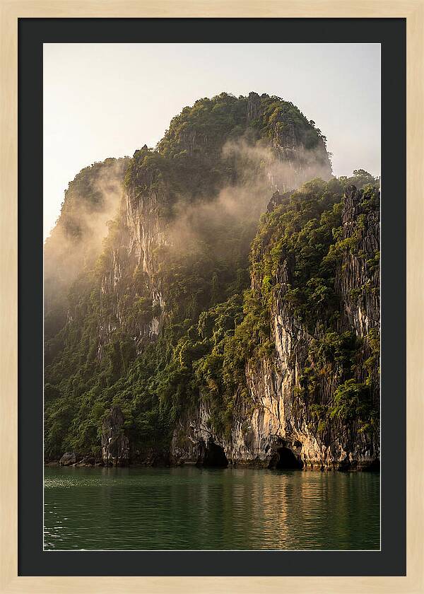 Inside Ha Long Bay At Sunrise