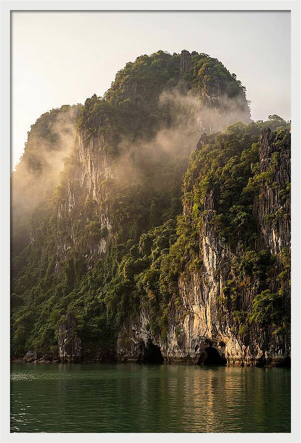Inside Ha Long Bay At Sunrise