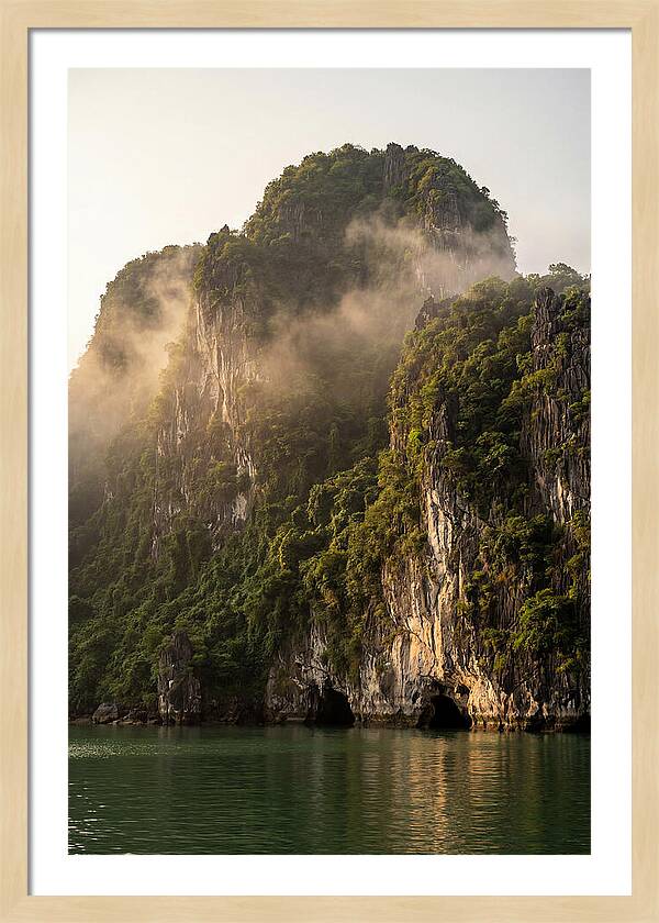 Inside Ha Long Bay At Sunrise
