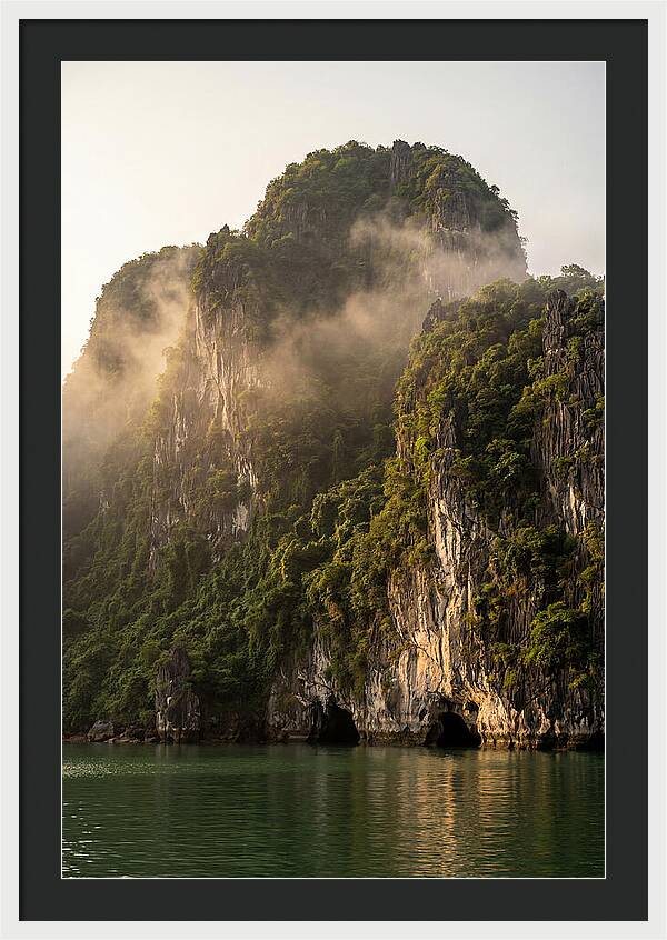 Inside Ha Long Bay At Sunrise