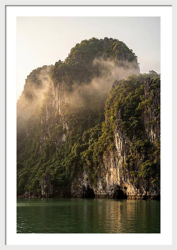 Inside Ha Long Bay At Sunrise