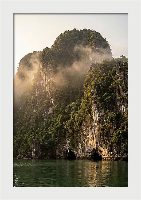 Inside Ha Long Bay At Sunrise