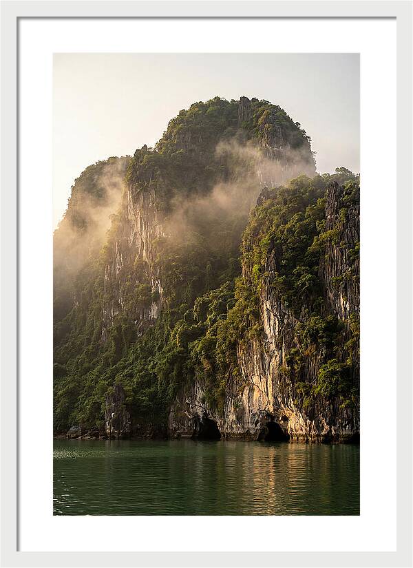 Inside Ha Long Bay At Sunrise