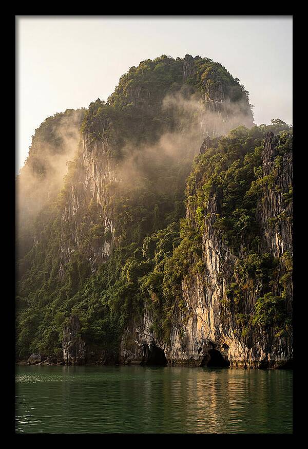 Inside Ha Long Bay At Sunrise
