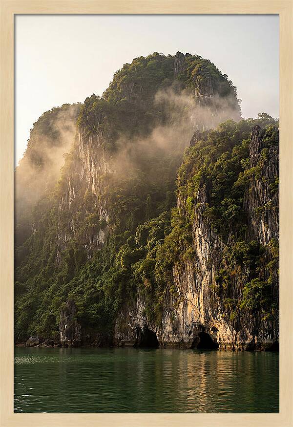 Inside Ha Long Bay At Sunrise