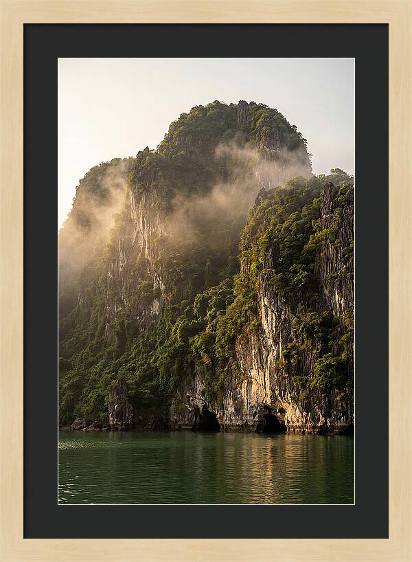 Inside Ha Long Bay At Sunrise