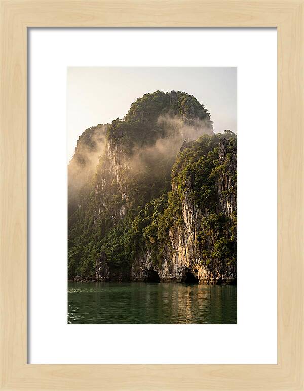 Inside Ha Long Bay At Sunrise
