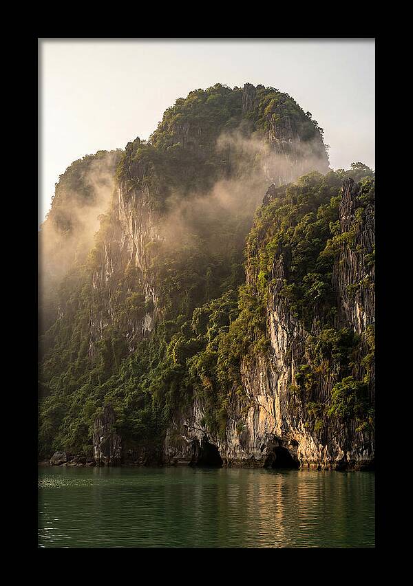 Inside Ha Long Bay At Sunrise