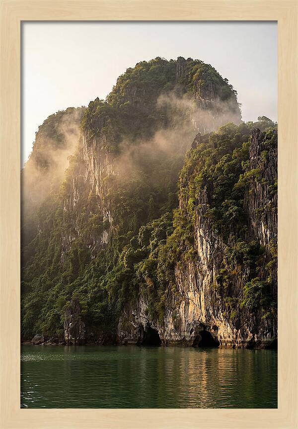Inside Ha Long Bay At Sunrise