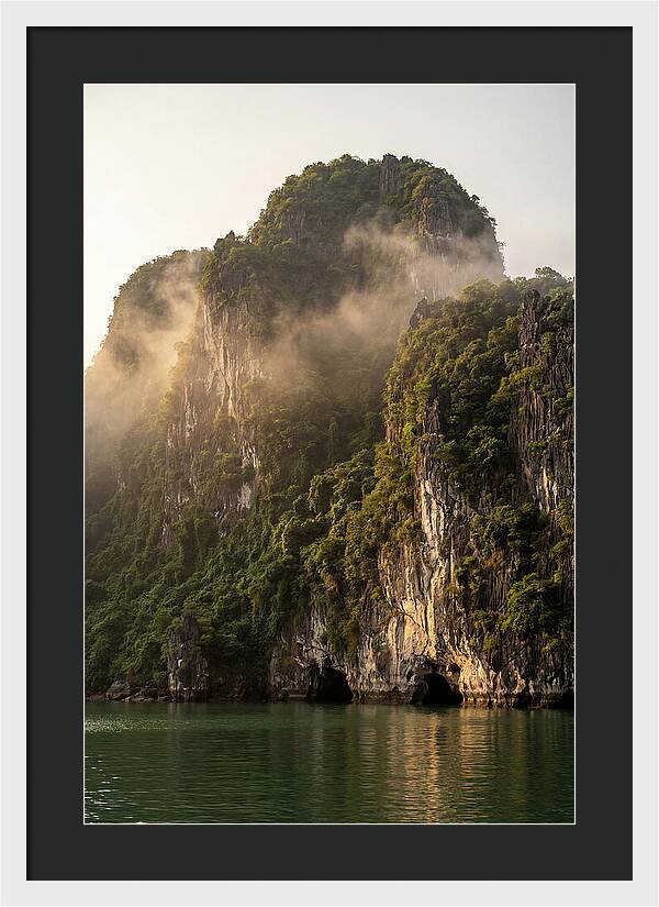 Inside Ha Long Bay At Sunrise