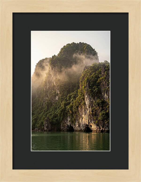 Inside Ha Long Bay At Sunrise