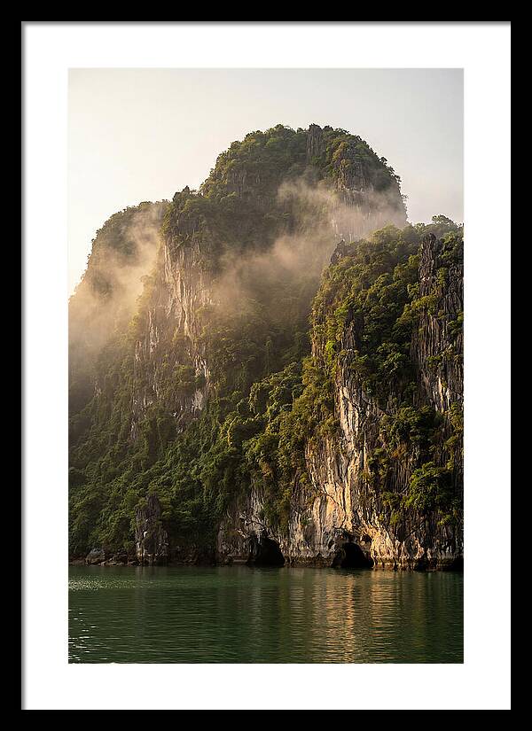Inside Ha Long Bay At Sunrise