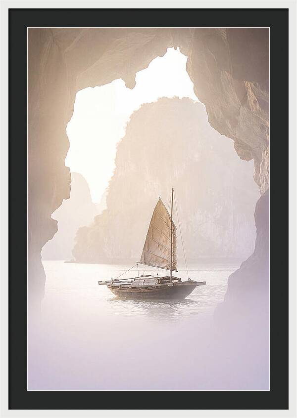 Inside Ha Long Bay At Sunrise