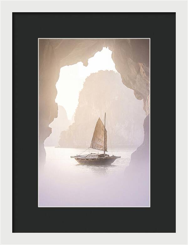Inside Ha Long Bay At Sunrise