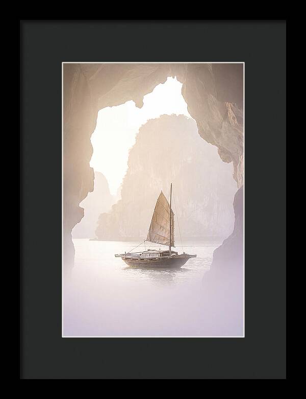 Inside Ha Long Bay At Sunrise