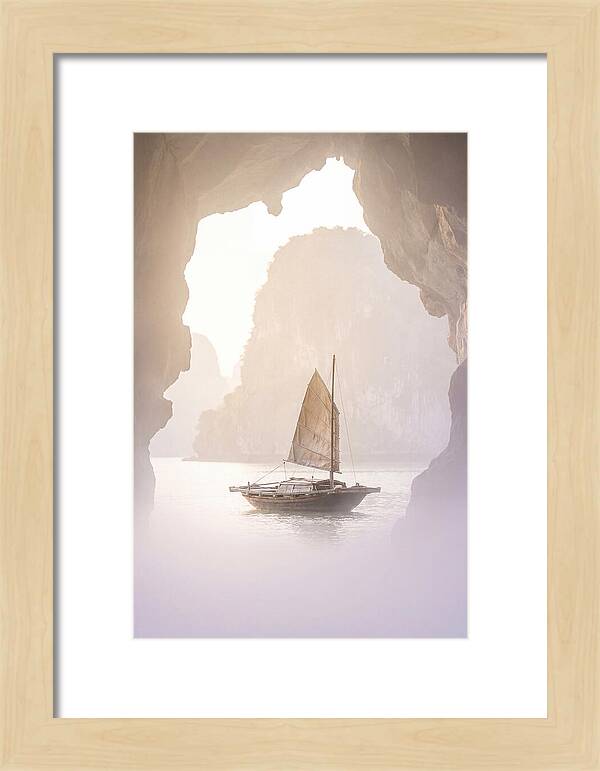 Inside Ha Long Bay At Sunrise