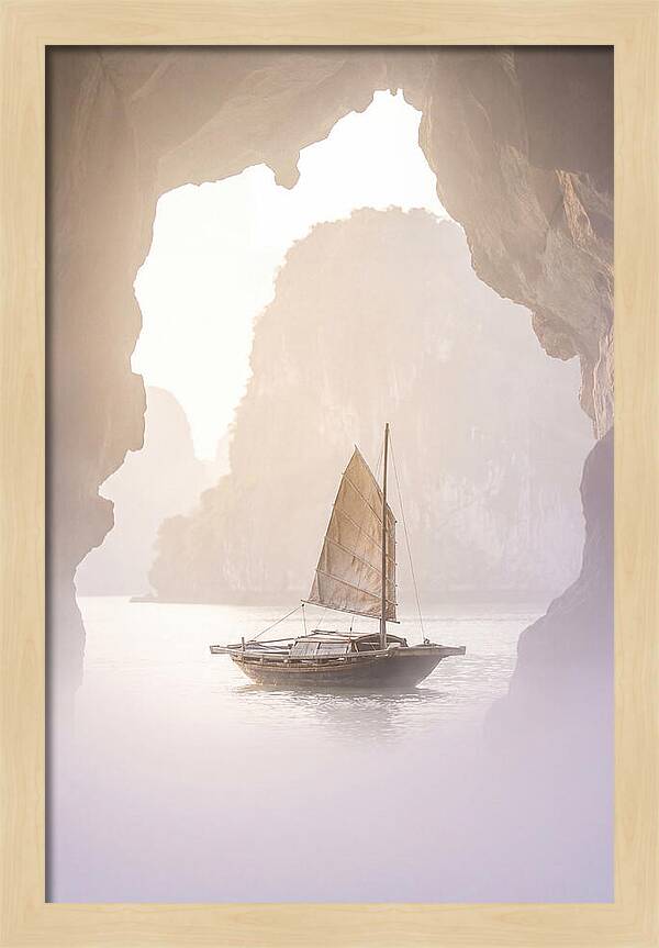 Inside Ha Long Bay At Sunrise