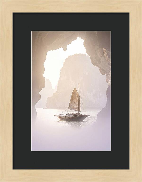 Inside Ha Long Bay At Sunrise