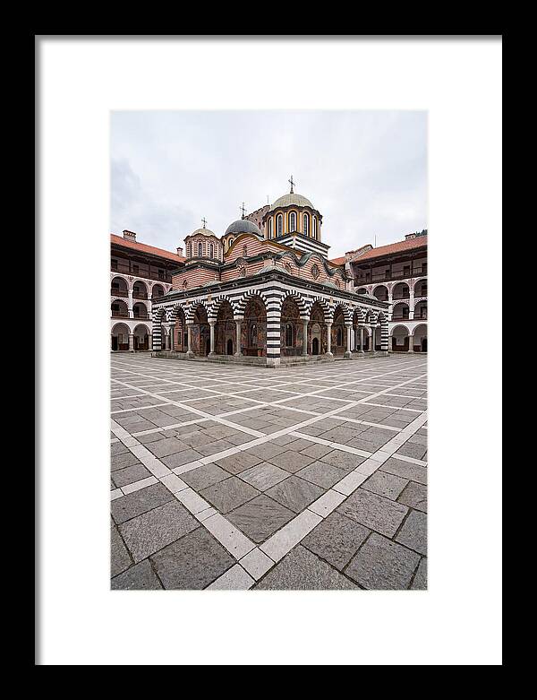 Inside Rila Monastery Courtyard