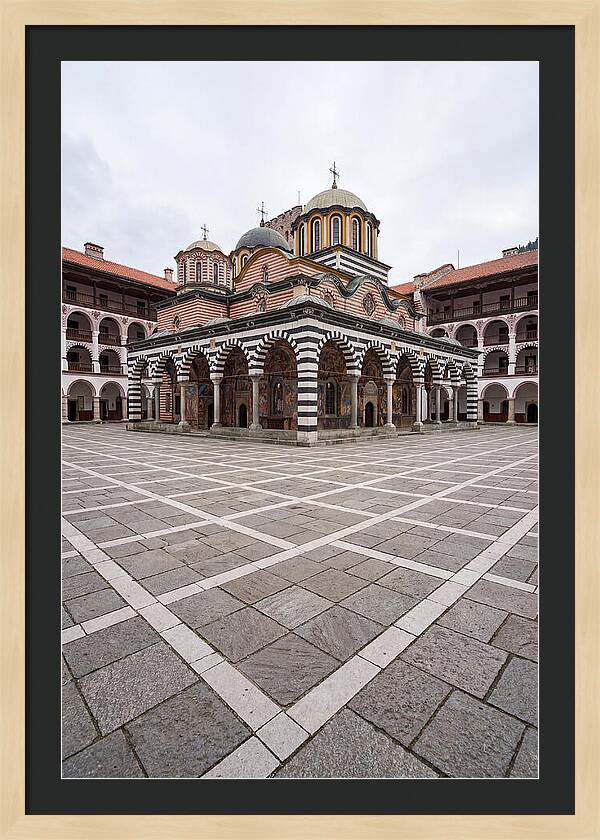 Inside Rila Monastery Courtyard