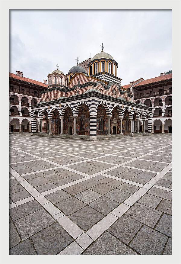 Inside Rila Monastery Courtyard