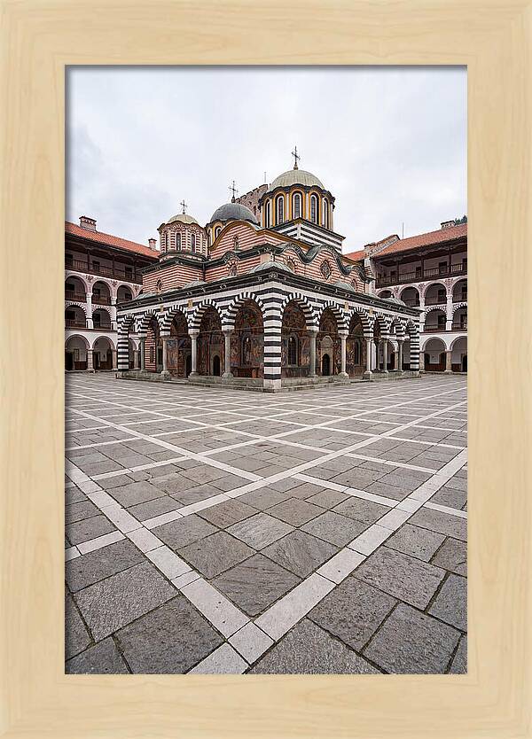 Inside Rila Monastery Courtyard