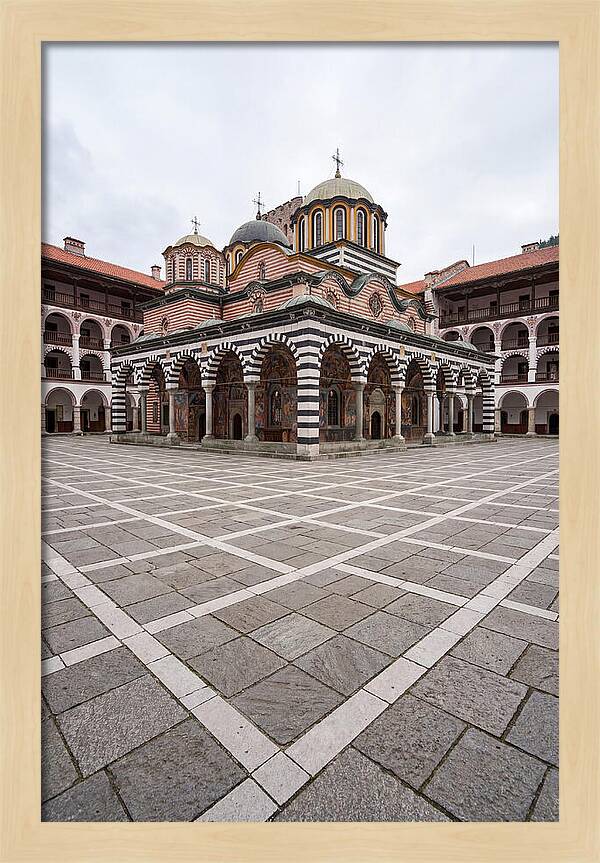 Inside Rila Monastery Courtyard