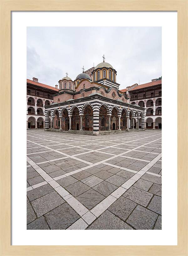 Inside Rila Monastery Courtyard