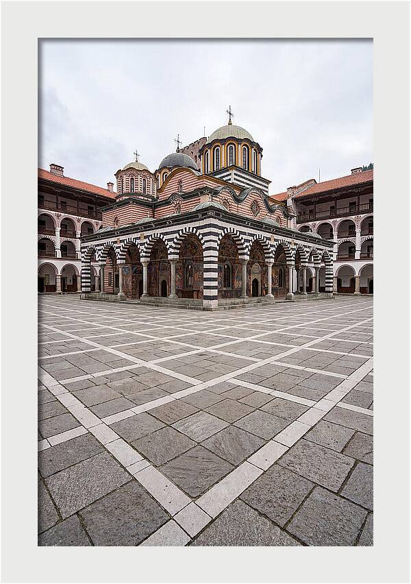 Inside Rila Monastery Courtyard