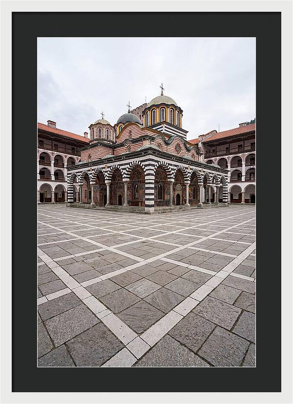 Inside Rila Monastery Courtyard