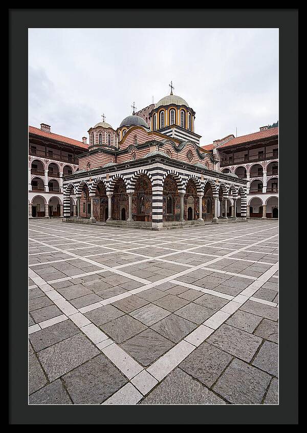 Inside Rila Monastery Courtyard