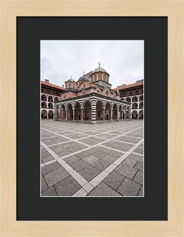 Inside Rila Monastery Courtyard