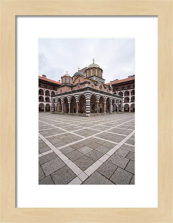 Inside Rila Monastery Courtyard