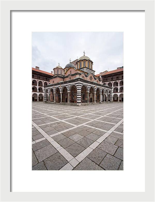 Inside Rila Monastery Courtyard