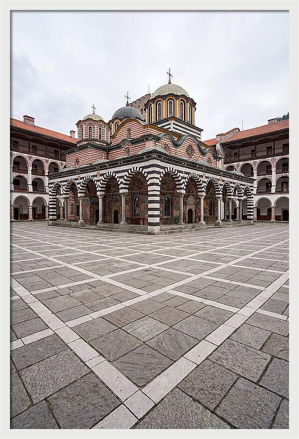 Inside Rila Monastery Courtyard