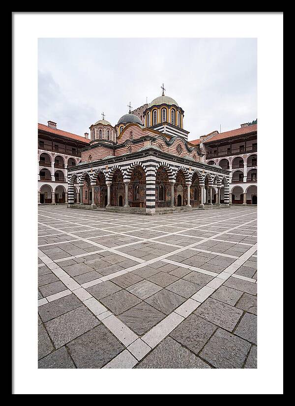 Inside Rila Monastery Courtyard