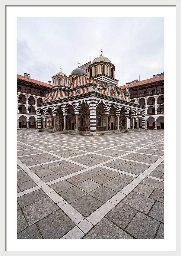 Inside Rila Monastery Courtyard