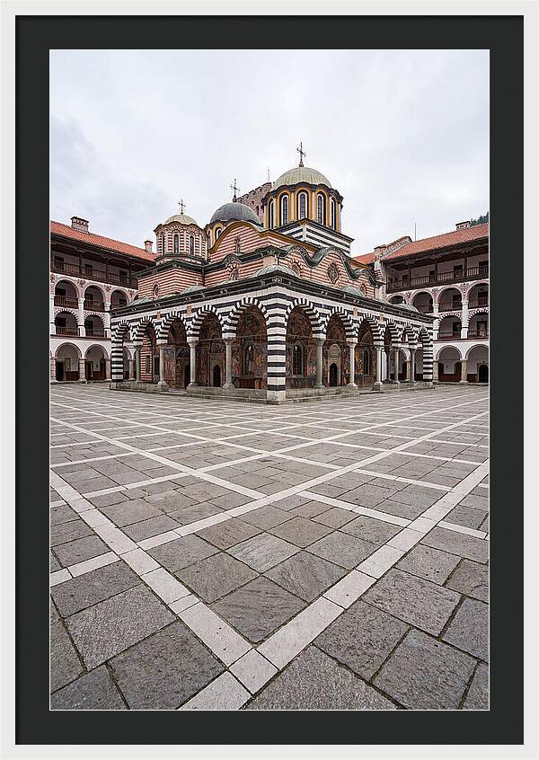 Inside Rila Monastery Courtyard