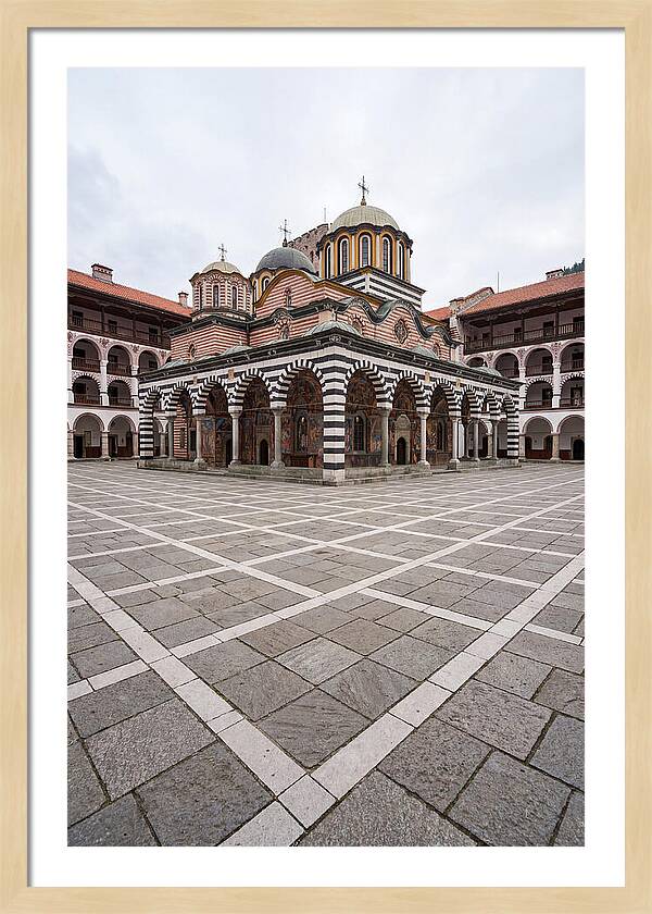 Inside Rila Monastery Courtyard