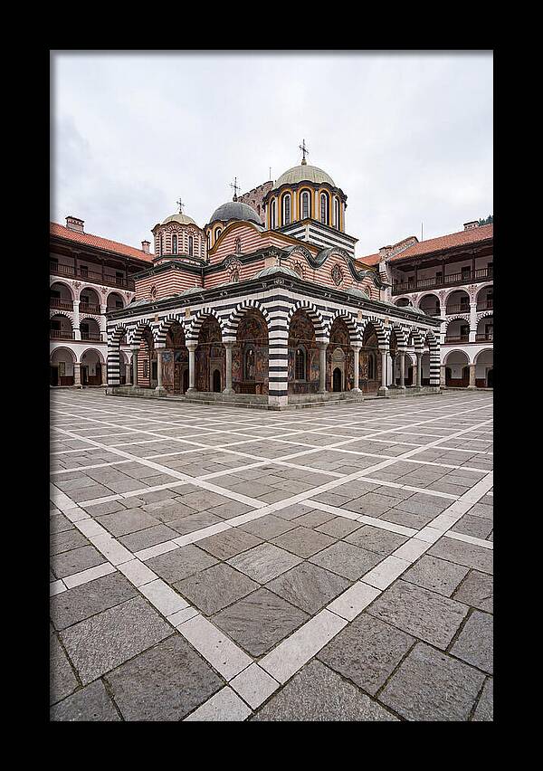 Inside Rila Monastery Courtyard