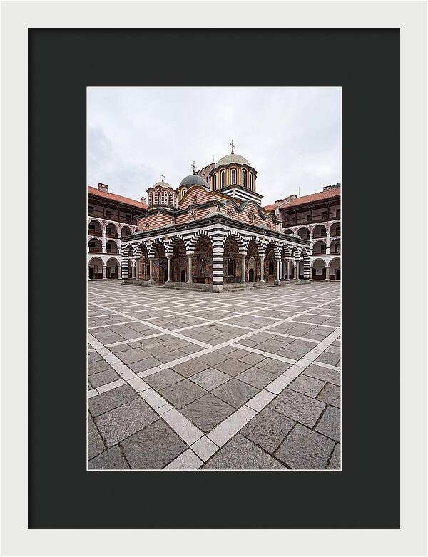 Inside Rila Monastery Courtyard