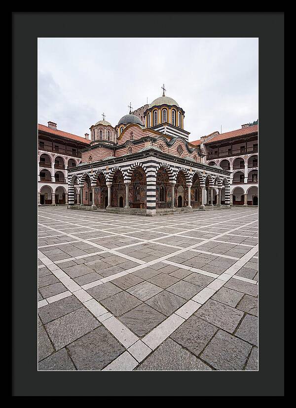 Inside Rila Monastery Courtyard