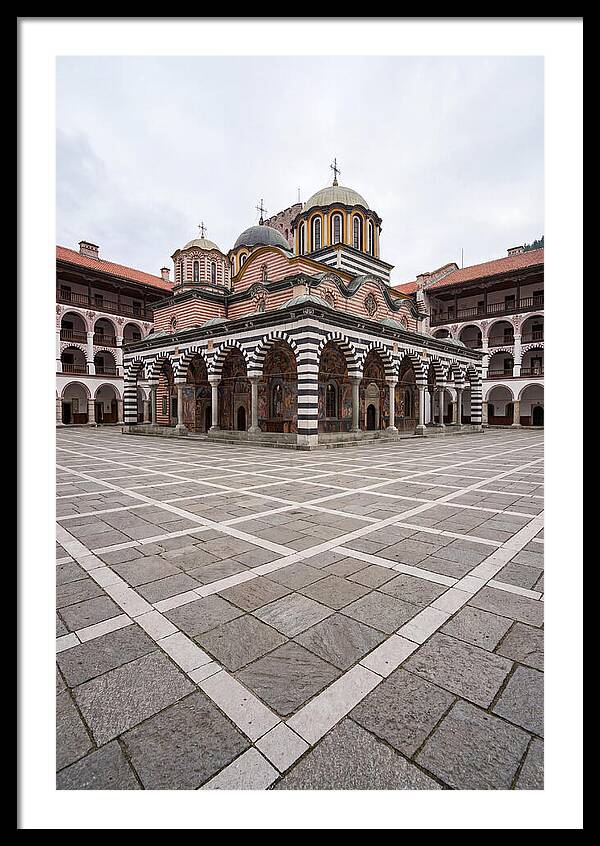 Inside Rila Monastery Courtyard