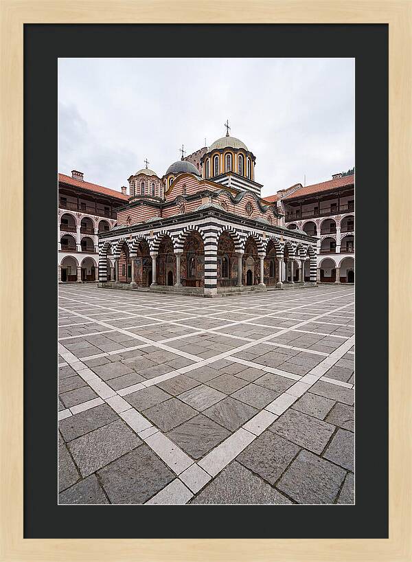 Inside Rila Monastery Courtyard